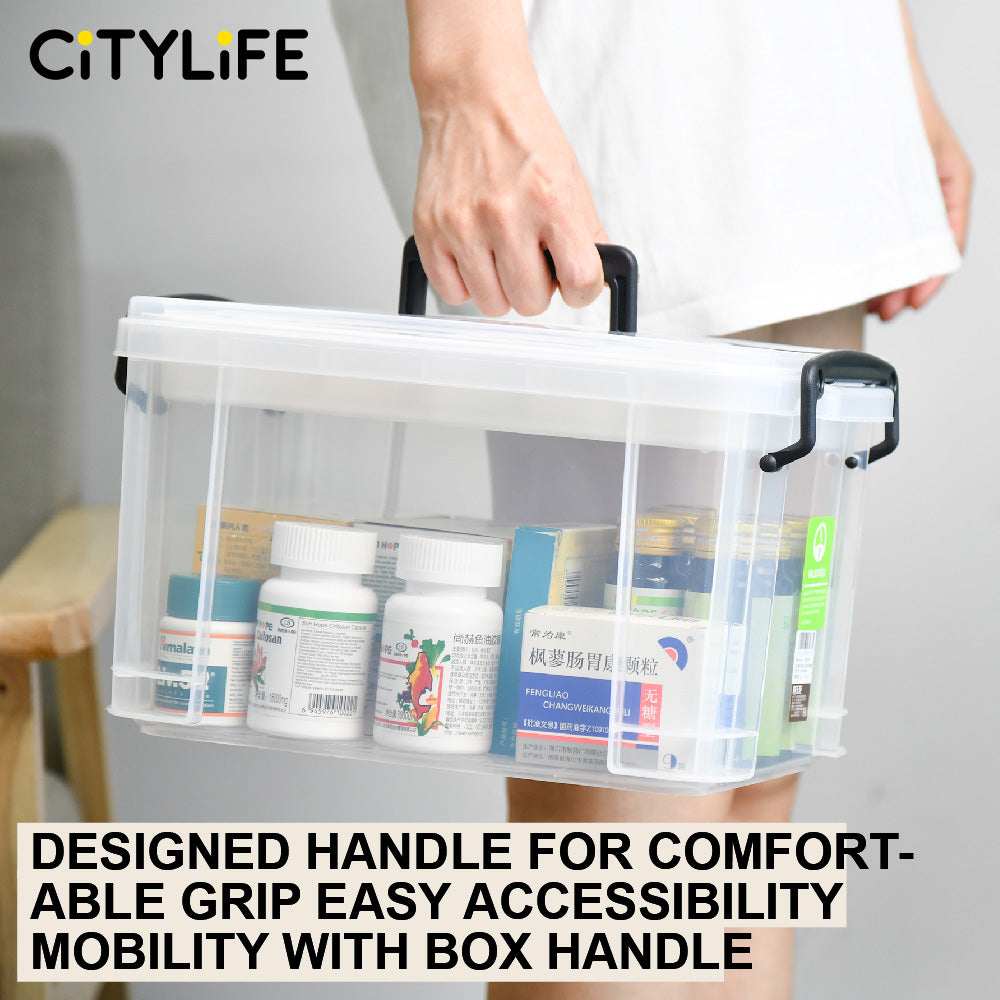 Citylife 8L Storage Box Container Home Medicine Box Medical Multi