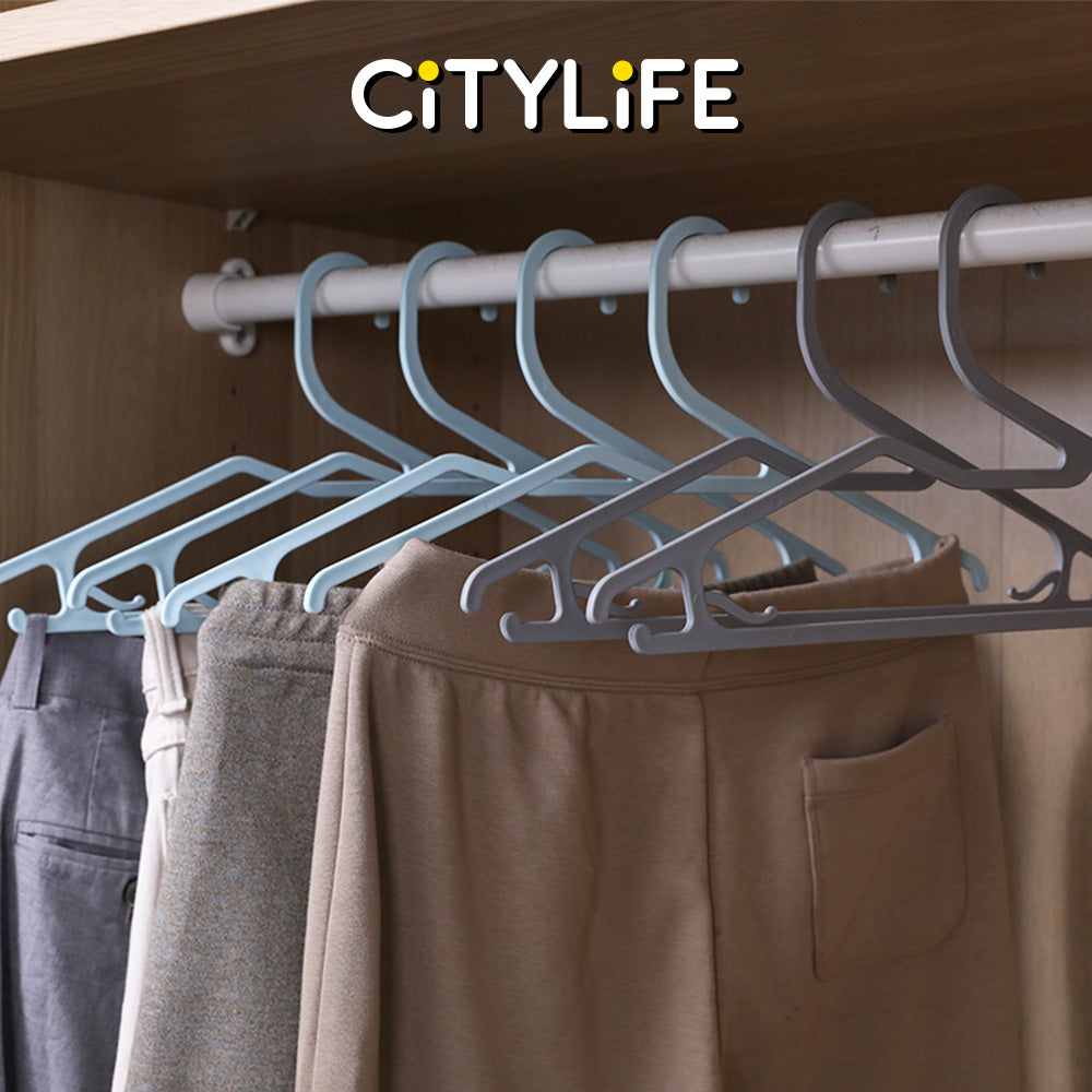 (Bulk Bundle of 48) - Ctylife Anti-Slip Smart Hanger Closet Organiser Clothes Hangers Laundry J-8439