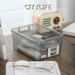 (BUNDLE OF 2) Citylife 1.25L Widea Transparent Storage Box Stackable Storage Mini Container Box - XS X-6315
