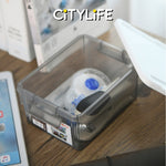 (BUNDLE OF 2) Citylife 1.25L Widea Transparent Storage Box Stackable Storage Mini Container Box - XS X-6315
