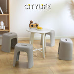 Citylife Foot Stool Sturdy Stackable Bathroom Kitchen Sitting Foot Stool - (Hold Up To 120kg) D-2126