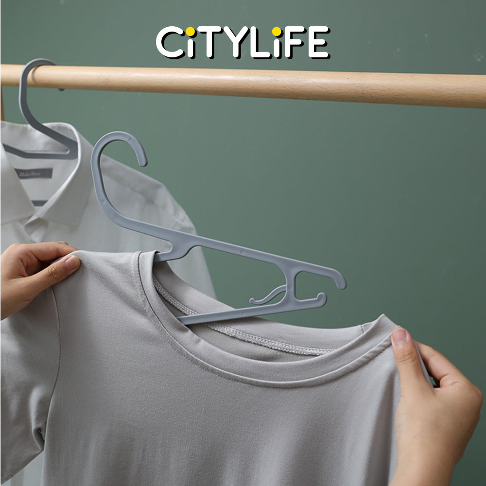 (Bulk Bundle of 48) - Ctylife Anti-Slip Smart Hanger Closet Organiser Clothes Hangers Laundry J-8439