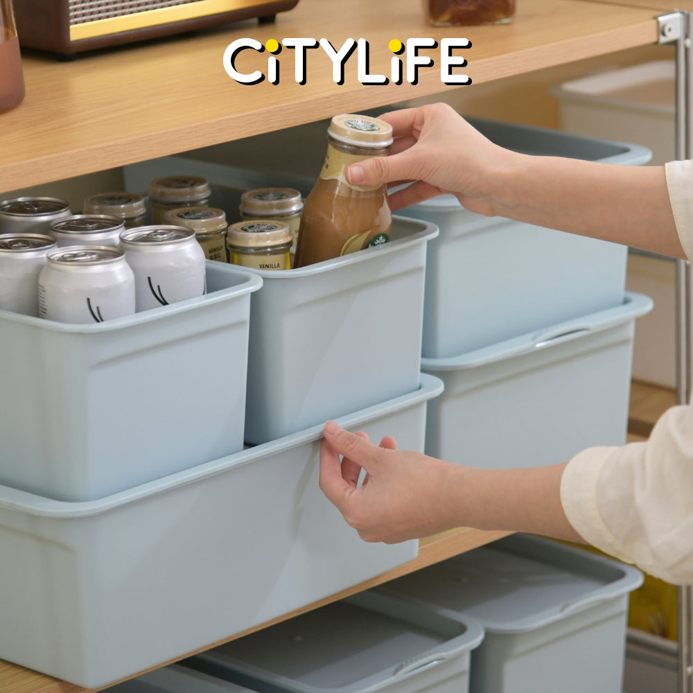(Bundle of 2) Citylife 5L Multi-Purpose Wardrobe Drawer Desk Stackable Storage Container With Lid X-6097