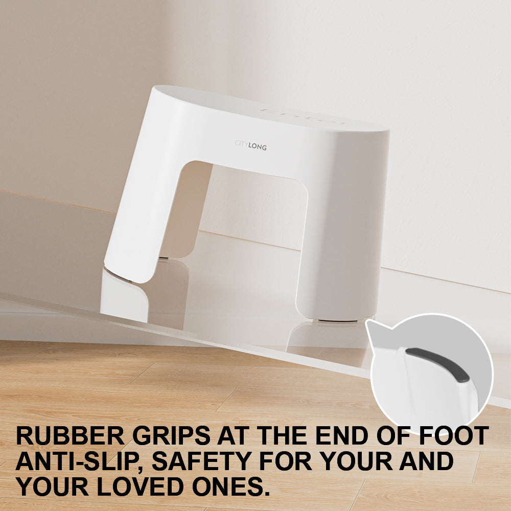 Citylife Plastic Foot Stool Shoe Chair Stackable Anti-Skid Low Stool Strong And Durable - (Hold Up To 80kg)
