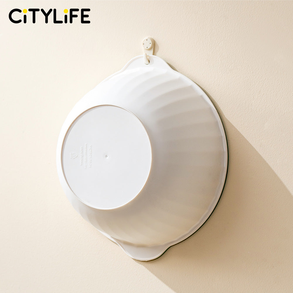 🔥NEW🔥Citylife 2-in-1 Kitchen Strainer Colander Wash Vegetable Basket Large Plastic Washing Bowl