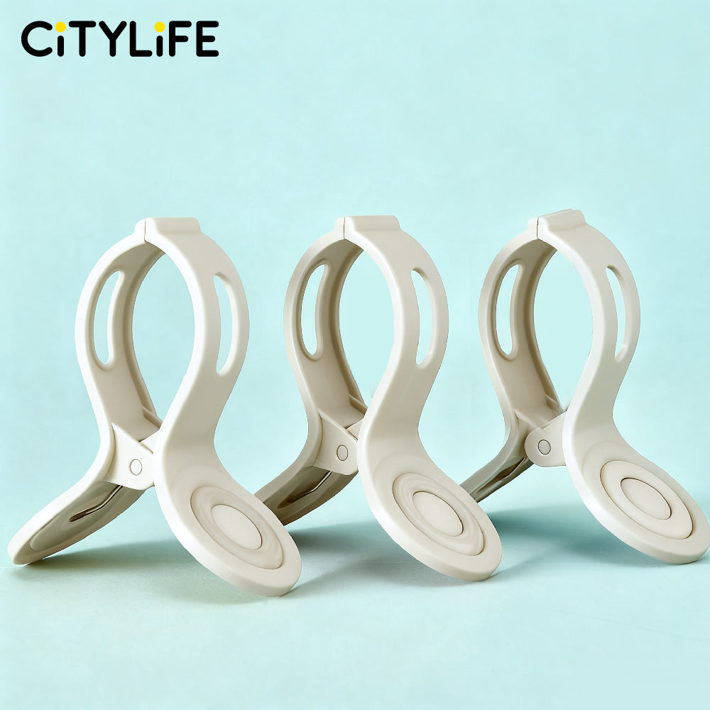 🔥NEW🔥Citylife Plastic Clothes Pegs Laundry Clips Large Jaws Towel Blanket Baby Clothes Hanging Drying Clothespins