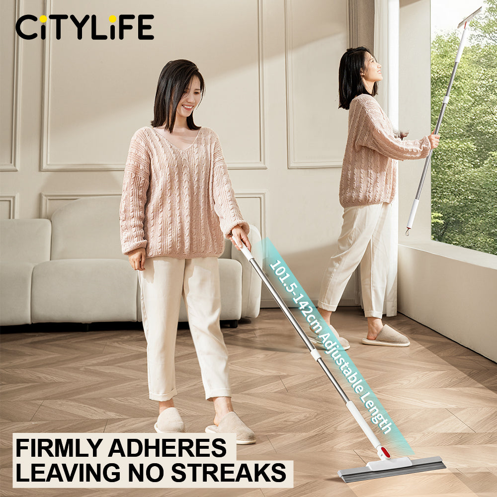 🔥NEW🔥Citylife Silicone Magic Broom Wiper Broom Sweep Floor Scraper Magic Silicone Broom Wiper Floor Brush Mop