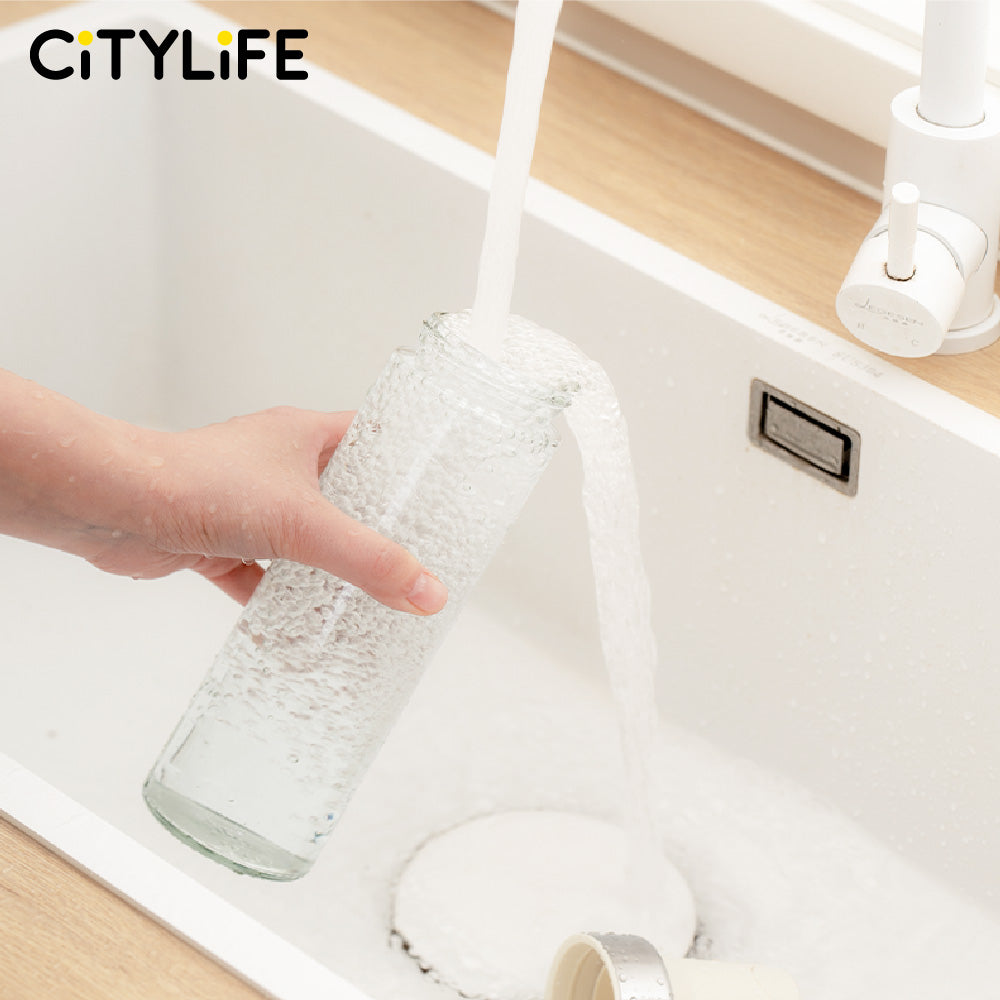 Citylife 695ml Glass Bottle Oil Sprayer Sauce Bottle Glass Storage Bottles for Oil and Vinegar Creative Oil Dispenser