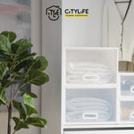 Citylife 40L Multi-Purpose Wardrobe Stackable Brick Single Tier Storage Drawer Organizer - XXL G-5205