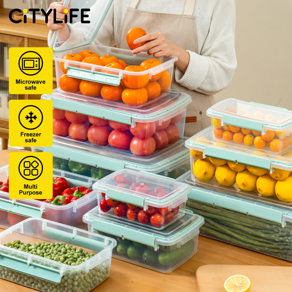 🔥NEW🔥Citylife Antibacterial Microwaveable BPA-Free Food Storage Fridge Container Freezer Safe PP Material Food Container