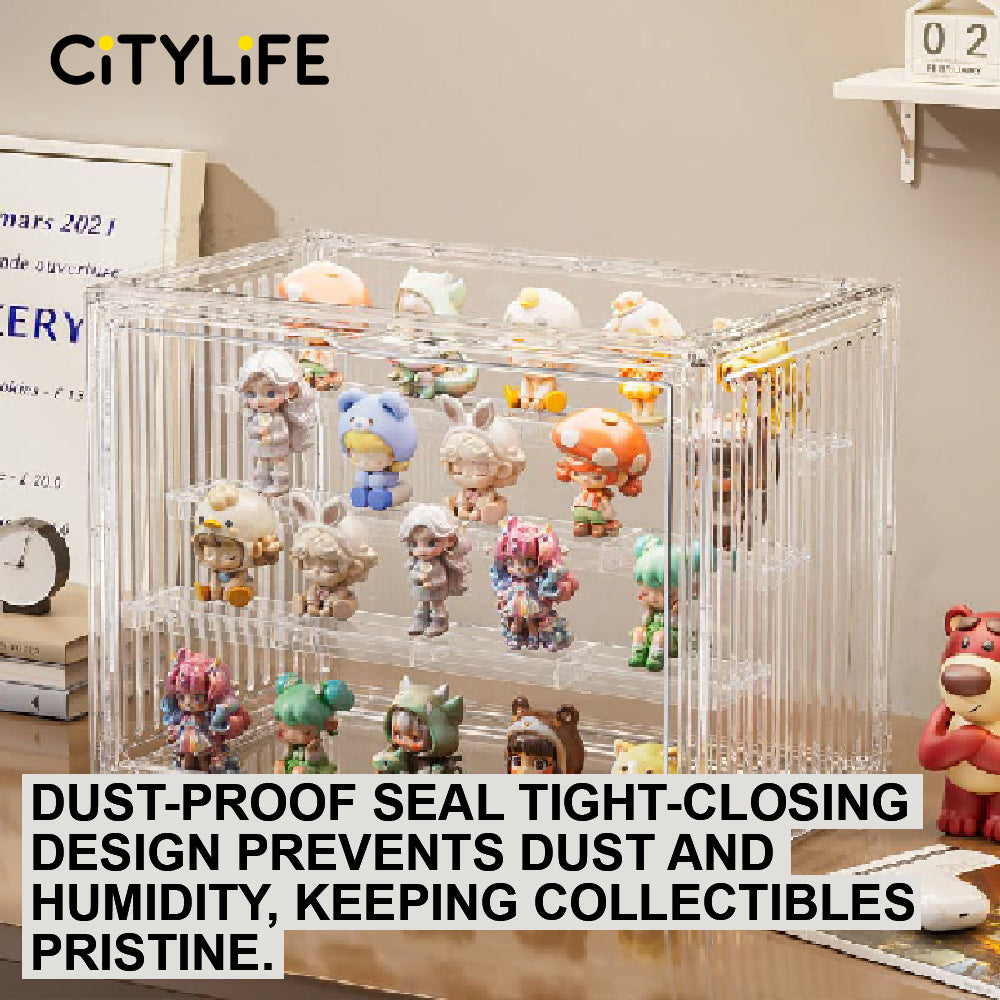 🔥NEW🔥Citylife Popmart Acrylic Display Box Blind Box Display Case Storage Box