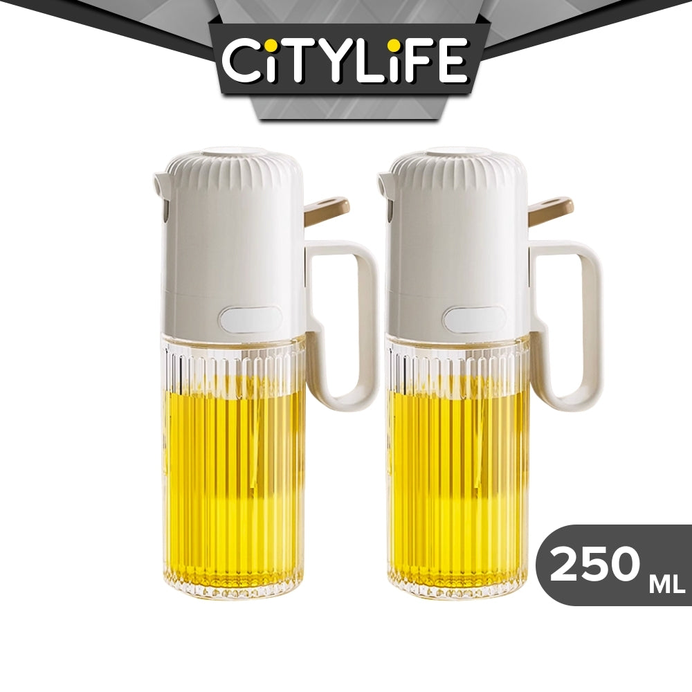 Citylife 250ml Oil Bottle Kitchen Spray Cooking Baking Mist Sprayer BBQ Spray Bottle of Air  Fryer & BBQ H-9457