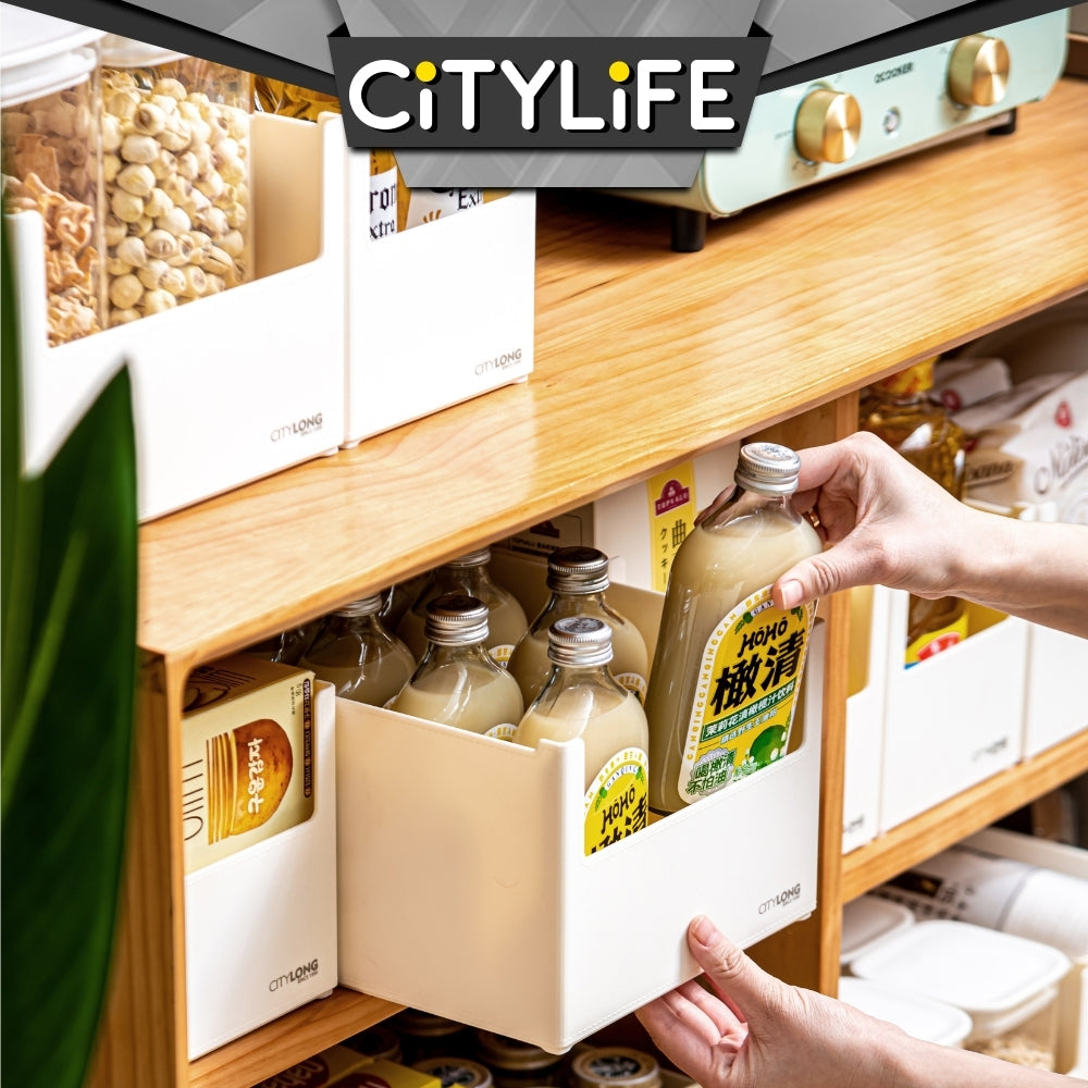 Citylife 1.2L to 9.7L Storage Box Organizsation Box Wardrobe Kitchen Living Room Storage Boxes Organizer H-7334-40