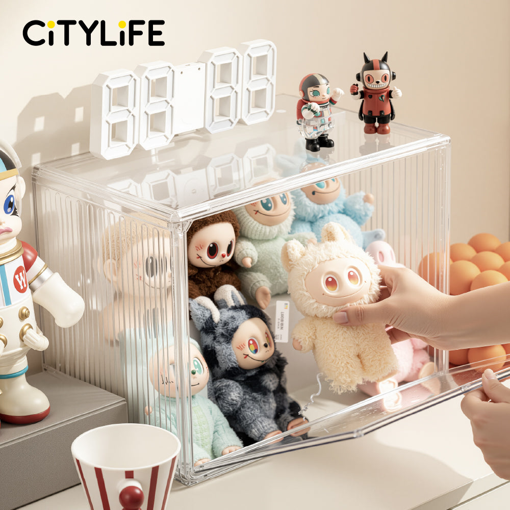 🔥NEW🔥Citylife Popmart Acrylic Display Box Blind Box Display Case Storage Box