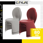 Citylife Sturdy Stackable Kids or Adults Stool Chair with Backrest - (Hold Up To 120kg) D-2123