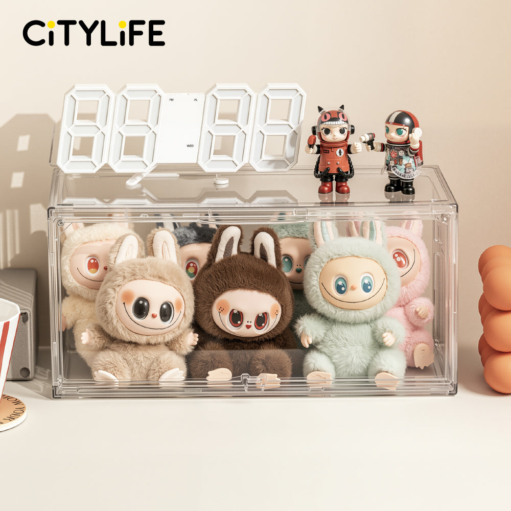 🔥NEW🔥Citylife Popmart Acrylic Display Box Blind Box Display Case Storage Box