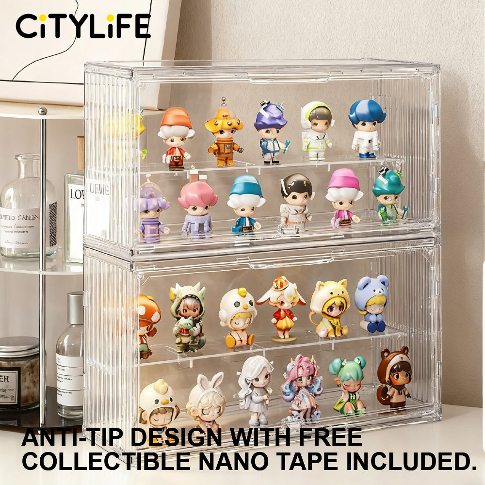 🔥NEW🔥Citylife Popmart Acrylic Display Box Blind Box Display Case Storage Box