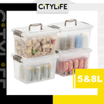 Citylife 5L/8L Handheld Medicine Stackable Storage Container Box First Aid Box Tool Box storage box X-617475