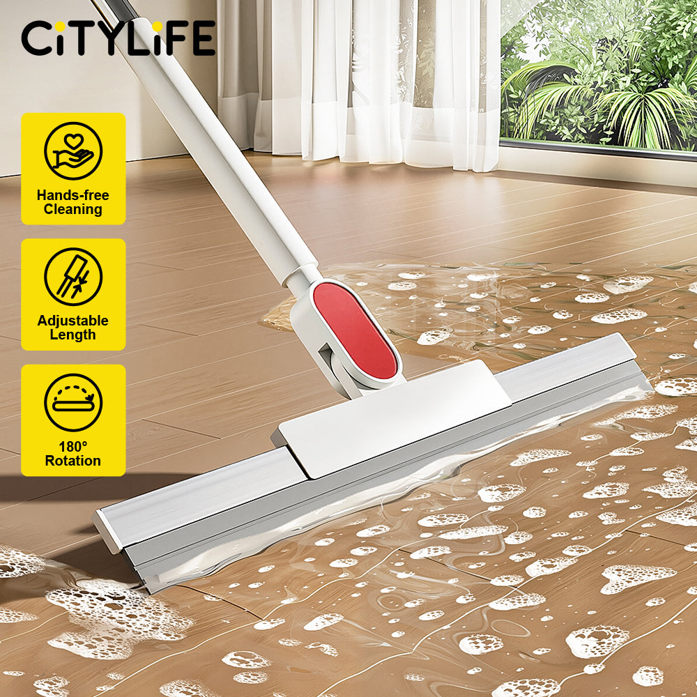 🔥NEW🔥Citylife Silicone Magic Broom Wiper Broom Sweep Floor Scraper Magic Silicone Broom Wiper Floor Brush Mop