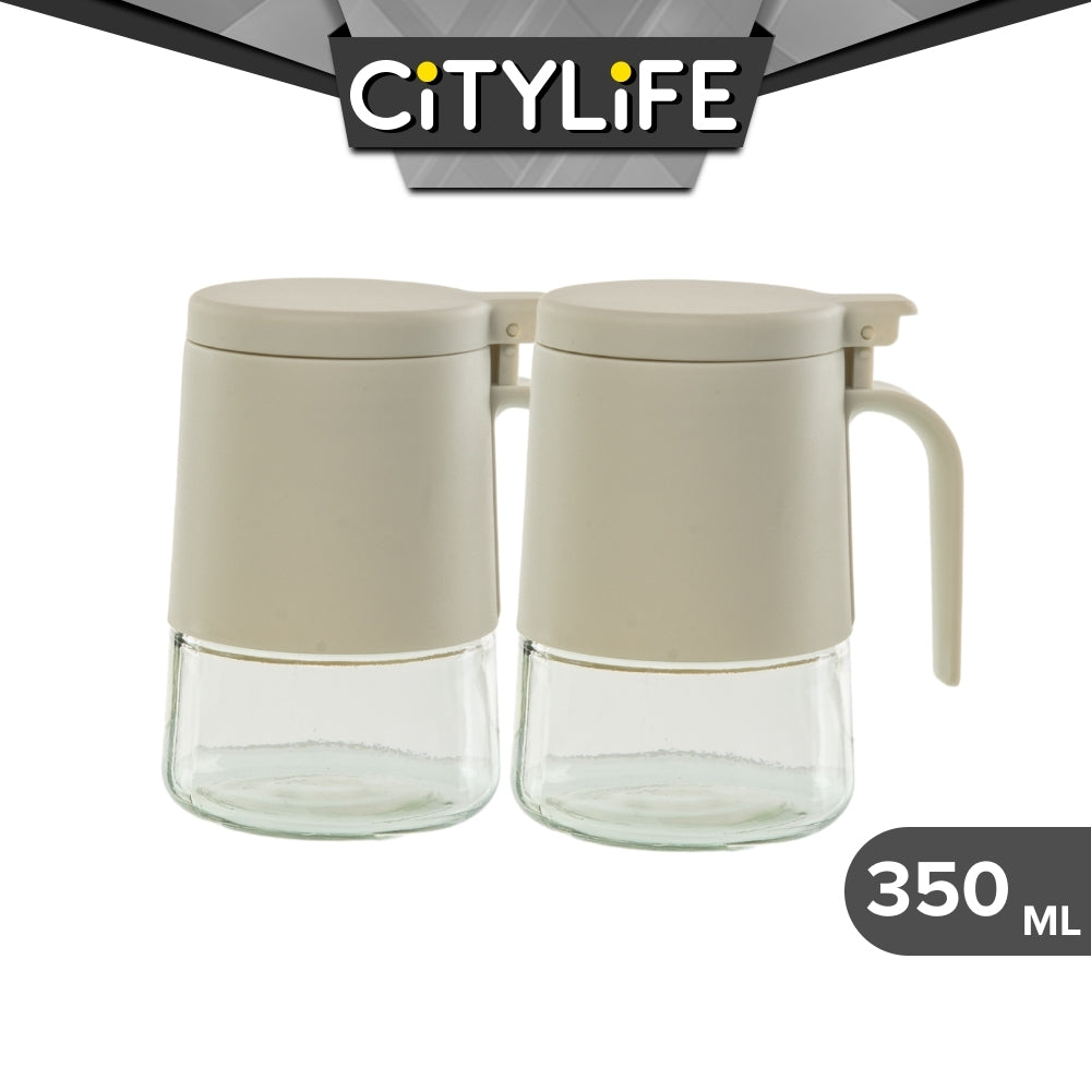 Citylife 350ml Large Capacity Seasoning Bottle Bottle Spice Container for Kitchen Cooking Seasonings H-9456
