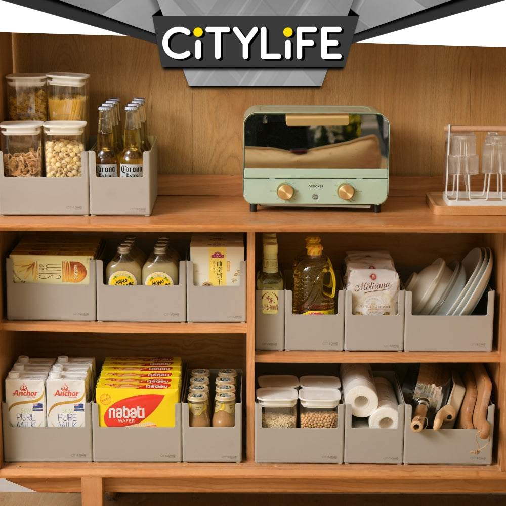 Citylife 1.2L to 9.7L Storage Box Organizsation Box Wardrobe Kitchen Living Room Storage Boxes Organizer H-7334-40