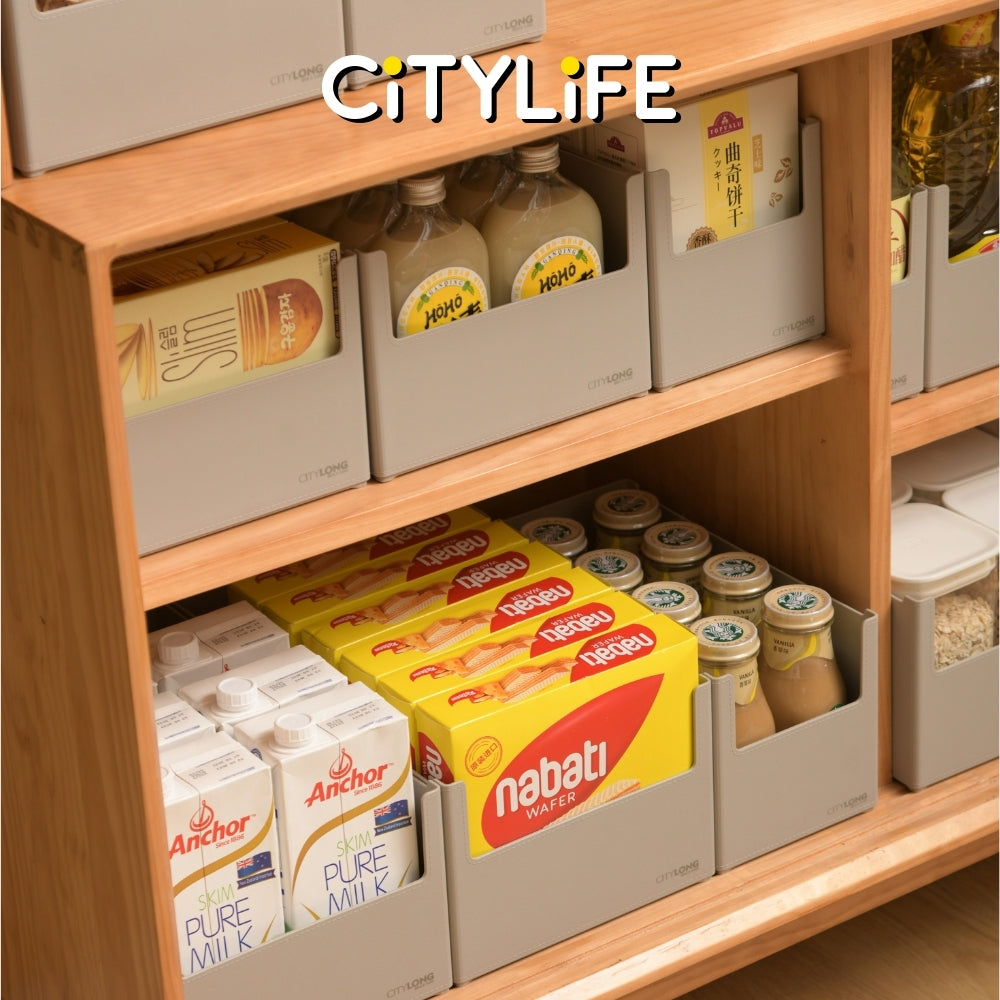 Citylife 1.2L to 9.7L Storage Box Organizsation Box Wardrobe Kitchen Living Room Storage Boxes Organizer H-7334-40