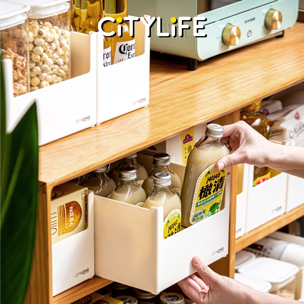 Citylife 1.2L to 9.7L Storage Box Organizsation Box Wardrobe Kitchen Living Room Storage Boxes Organizer H-7334-40