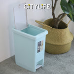 Citylife 10L Rubbish Bin Waste bin dustbin Trash Bins Garbage Bin Kitchen Bin  T-3068