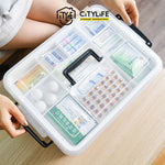 Citylife 8L Multi-Purpose Handheld Medicine Stackable Storage Container Box X-6173