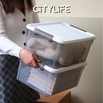 (BUNDLE OF 2) Citylife 16L Widea Transparent Storage Box Stackable Storage Mini Container Box - L X-6319