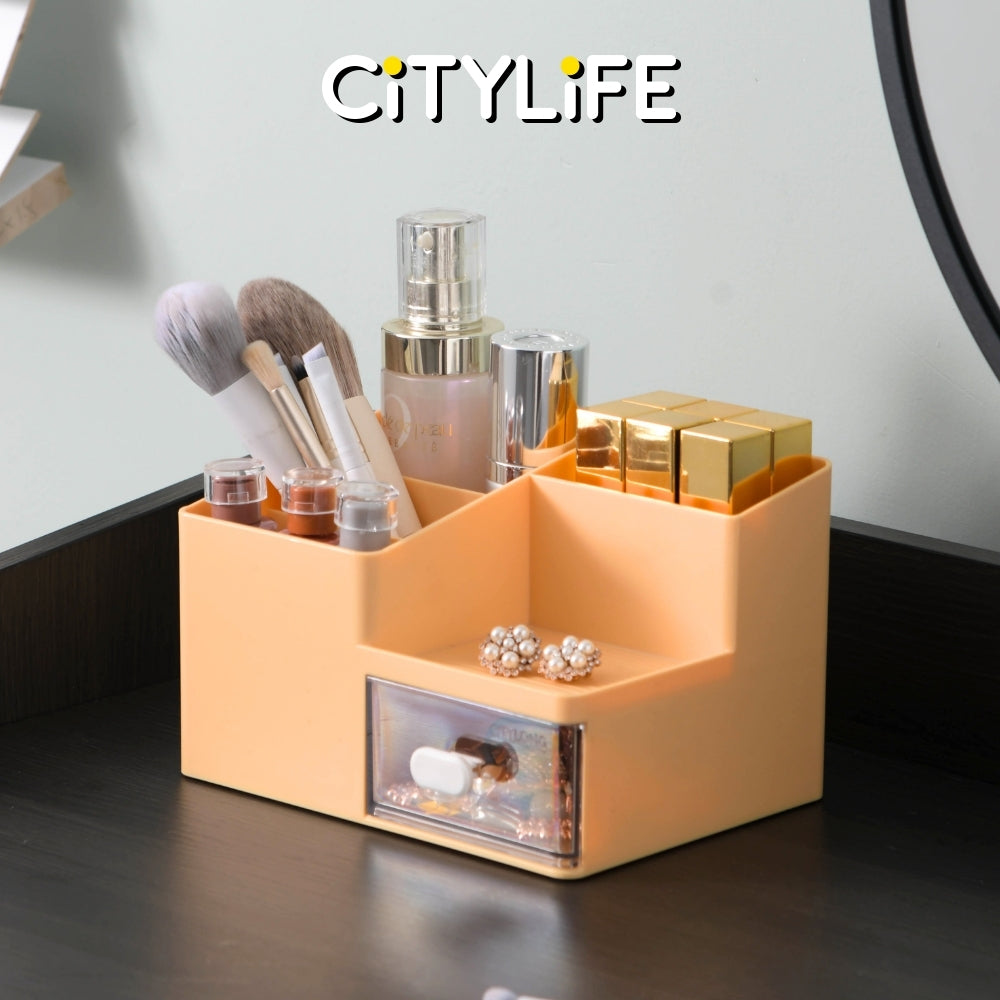 Citylife 1.6L Cosmetics Container Stationery Pencil Holder Desktop Organiser H-7288