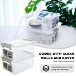 (BUNDLE OF 2) Citylife 1.25L Widea Transparent Storage Box Stackable Storage Mini Container Box - XS X-6315