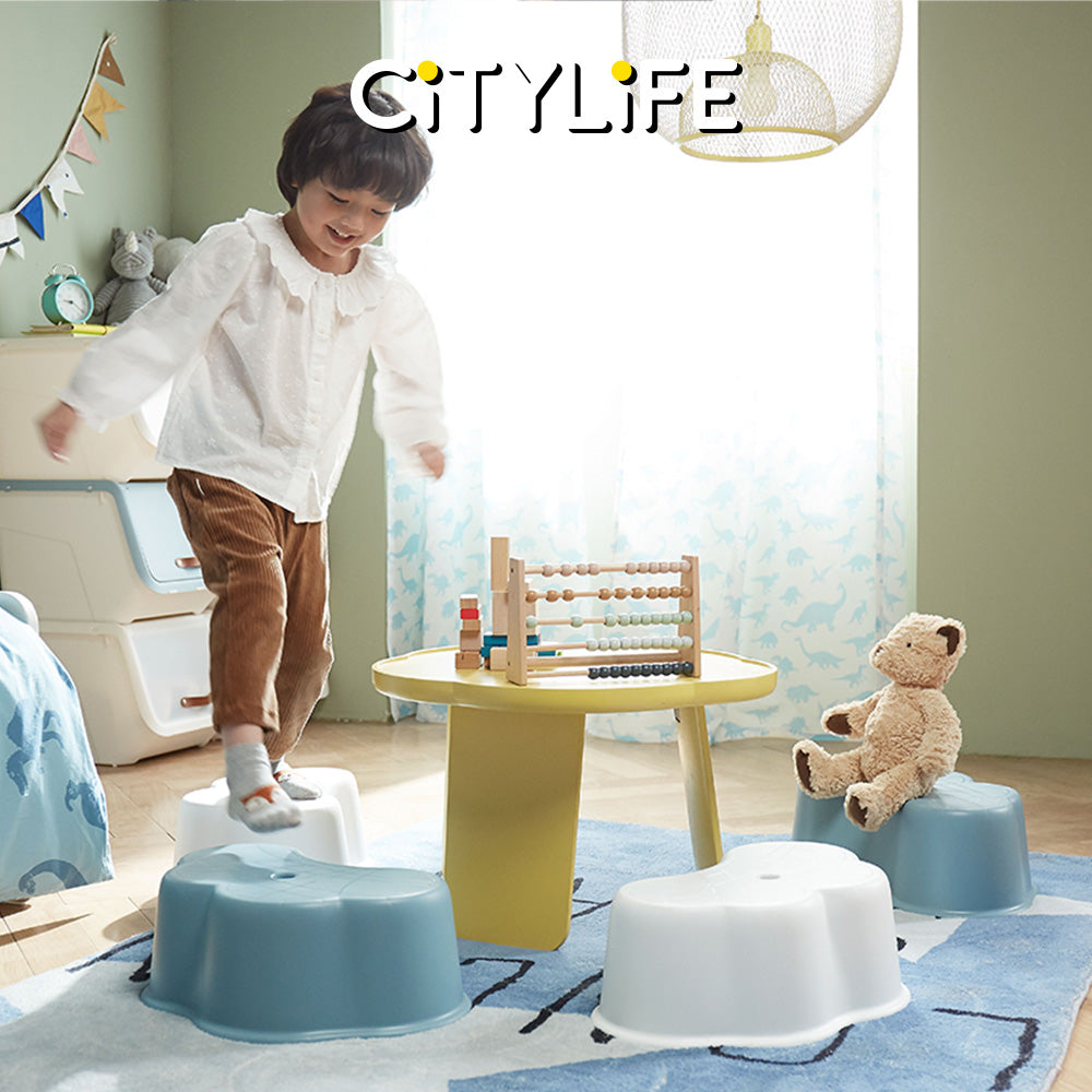 Citylife Children Step Stool Kids Mini Ladder Toilet Bathroom Step Board Foot Stool - (Hold Up To 80kg) D-2121