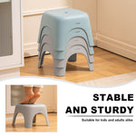 (Bundle of 2) Citylife Sturdy Stackable Picnic Gathering Cuboid Sitting Stool Chair Hold Up To 120kg D-213233