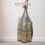 (BUNDLE OF 6) Citylife Vest/Drawstring Garbage bag Large Trash Bag Rubbish Bag W-9420