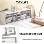 Citylife Stationery Organizer Desk Organiser Drawer Organizer Stackable Desktop Organiser H-72868788