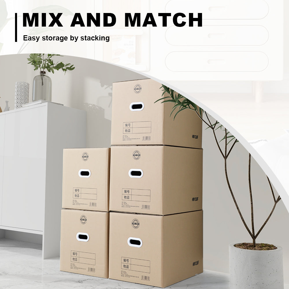 (Bundle of 5) Citylife Big Moving Box / Packaging Carton Box / Storage Box / Courier box Carton Box / Cardboard Box X-9200010203