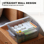 (BUNDLE OF 2) Citylife 7L Widea Transparent Storage Box Stackable Storage Mini Container Box - M X-6318