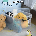 Citylife 55L Widea Transparent Storage Box Stackable Storage Large Container Box With Wheels X-6320