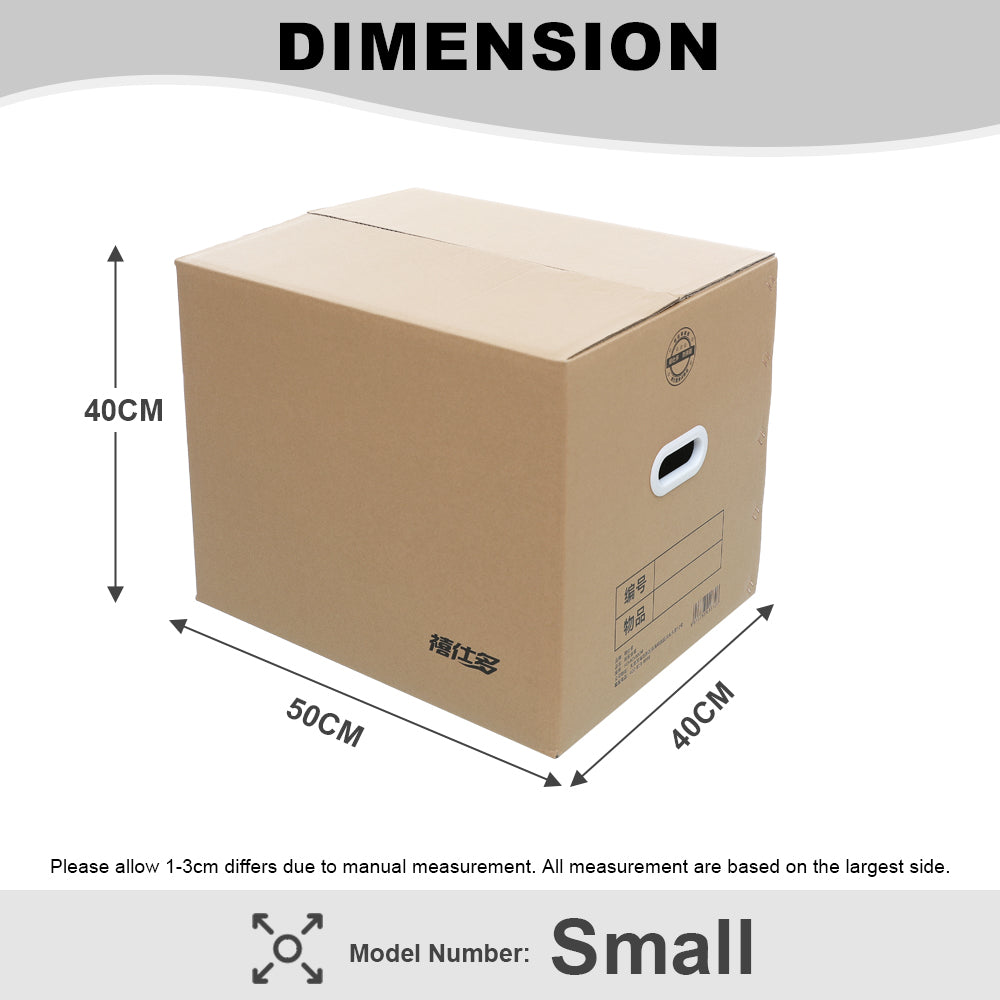 (Bundle of 5) Citylife Big Moving Box / Packaging Carton Box / Storage Box / Courier box Carton Box / Cardboard Box X-9200010203