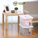 Citylife 14L Multi-Purpose Stackable Storage Container Box With Retractable Handle - S X-6262