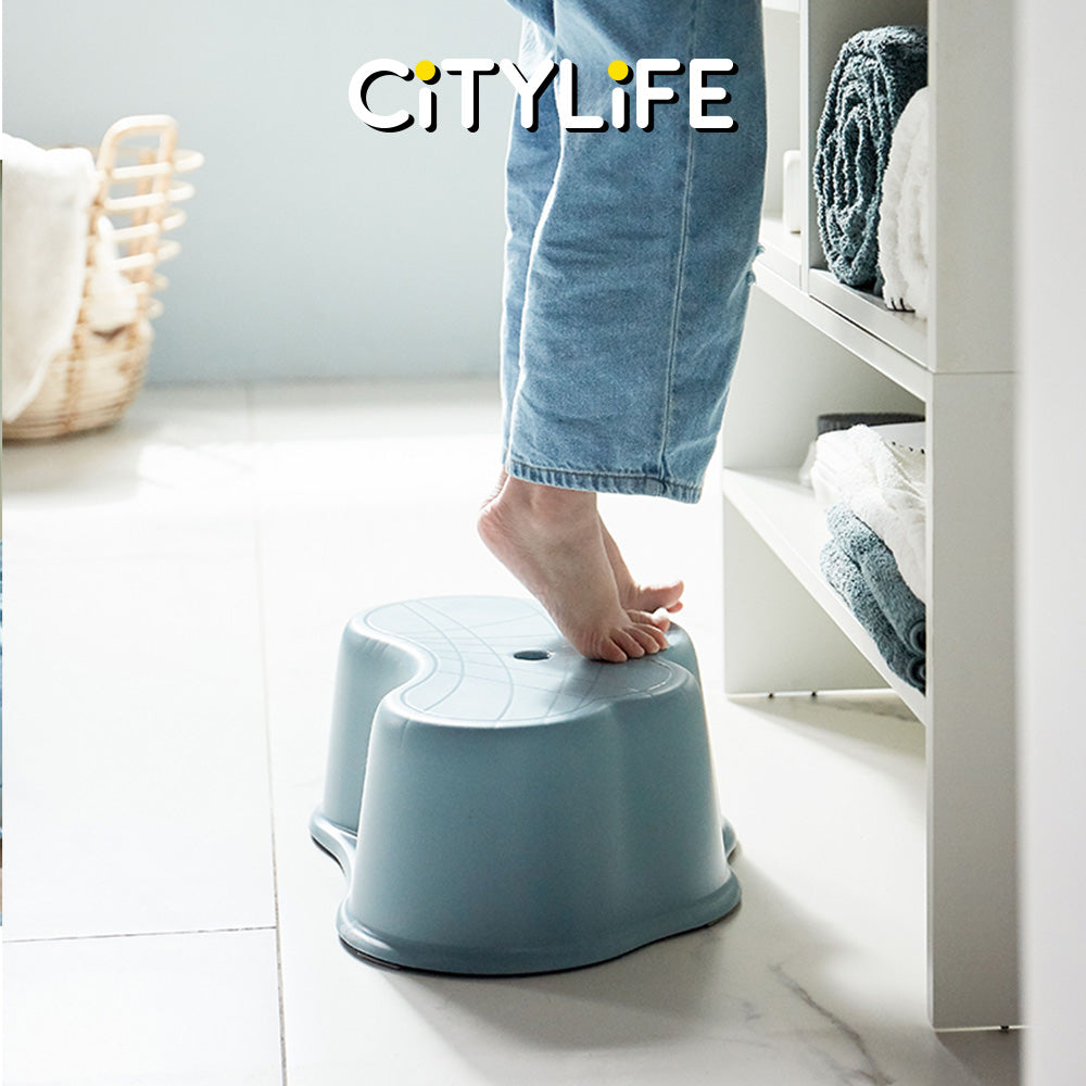 Citylife Children Step Stool Kids Mini Ladder Toilet Bathroom Step Board Foot Stool - (Hold Up To 80kg) D-2121