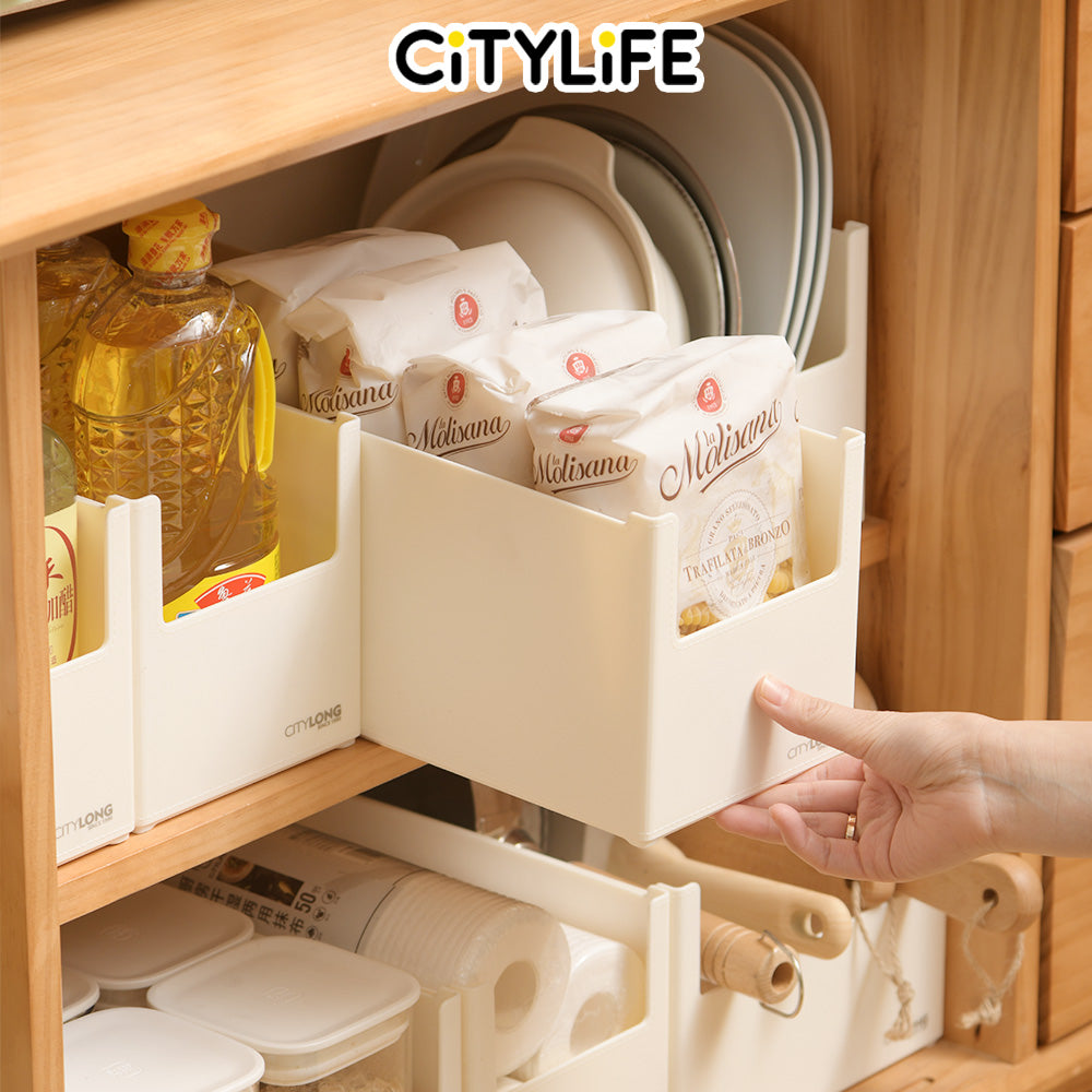 Citylife 1.2L to 9.7L Storage Box Organizsation Box Wardrobe Kitchen Living Room Storage Boxes Organizer H-7334-40