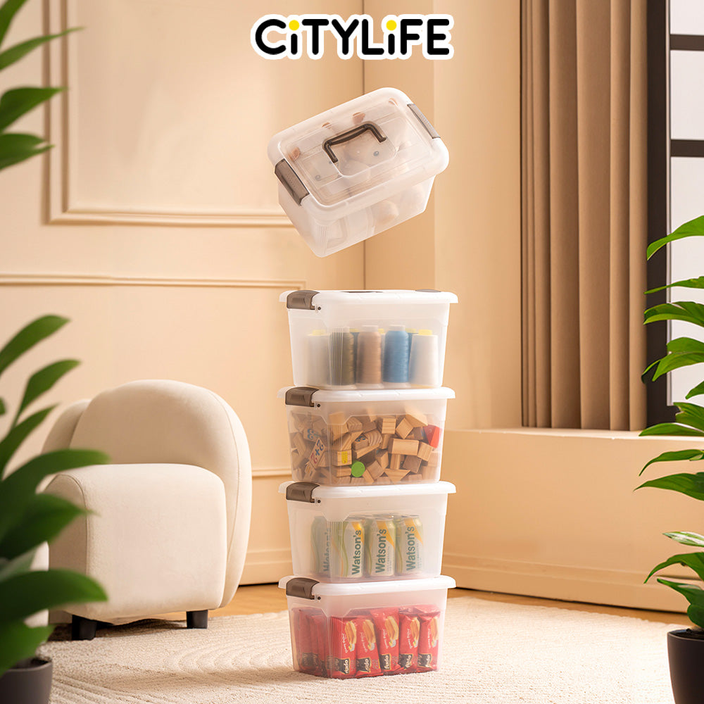 Citylife 5L/8L Handheld Medicine Stackable Storage Container Box First Aid Box Tool Box storage box X-617475