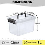 Citylife 5L/8L Handheld Medicine Stackable Storage Container Box First Aid Box Tool Box storage box X-617475