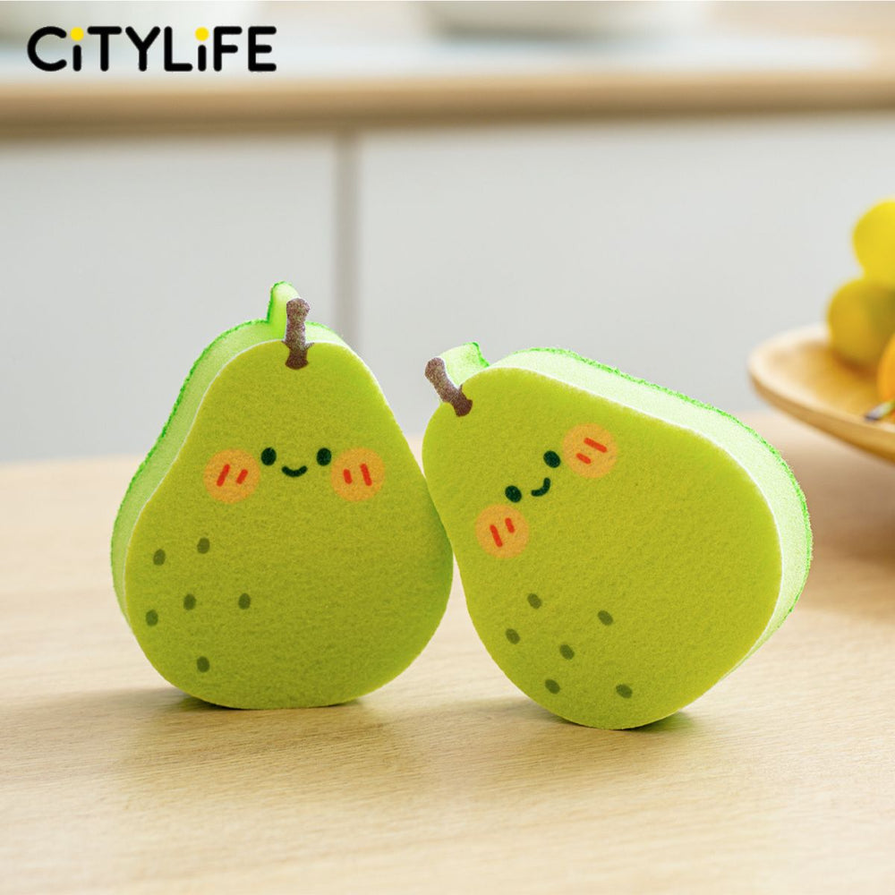 🔥NEW🔥 Citylife Kitchen Sponge Sponge Dual-Side Scrub Sponges for Kitchen Cleaning, Dishwashing