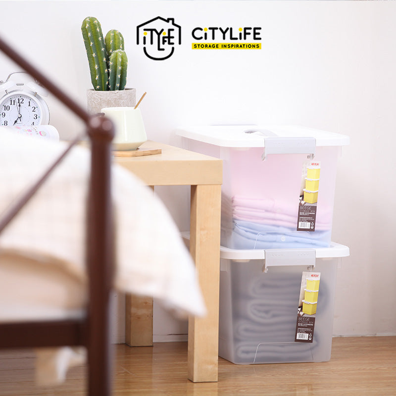 Citylife 18L Multi-Purpose Stackable Storage Container Box With Retractable Handle - M X-6263