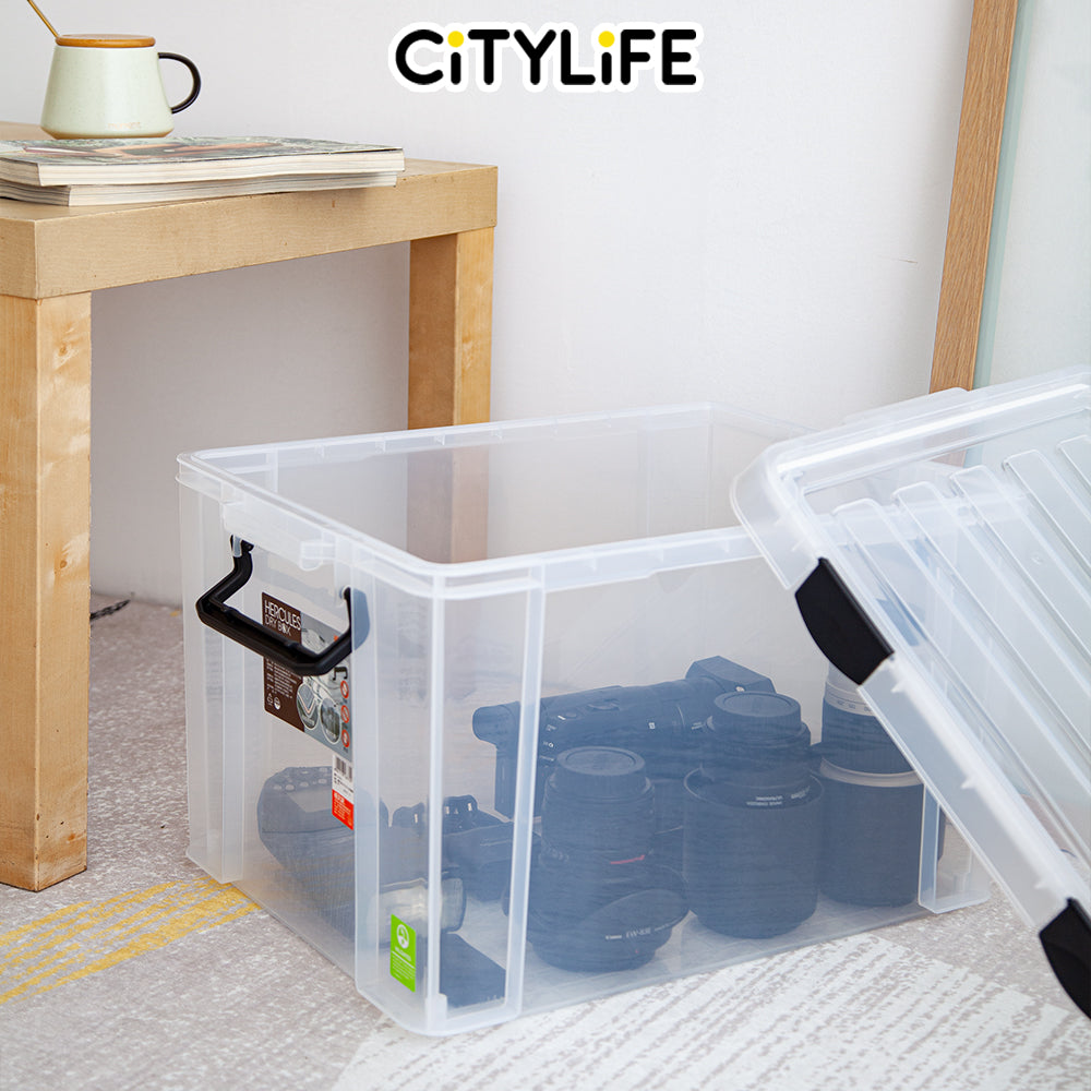 Citylife 26L to 55L Hercules Anti-Humidity Storage Box Stackable Strong Storage Container Box X-63717273