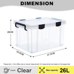 Citylife 26L to 55L Hercules Anti-Humidity Storage Box Stackable Strong Storage Container Box X-63717273