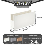 Citylife 1.2L to 9.7L Storage Box Organizsation Box Wardrobe Kitchen Living Room Storage Boxes Organizer H-7334-40